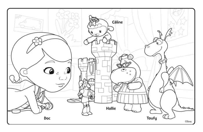 Doc mcstuffins coloring book