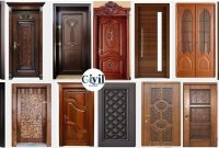 Wooden door design for home