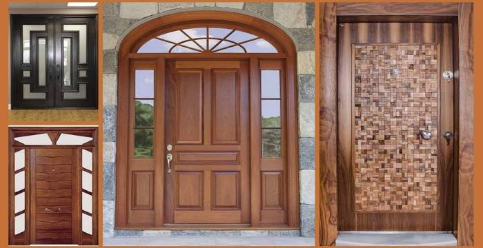 Wooden door design for home