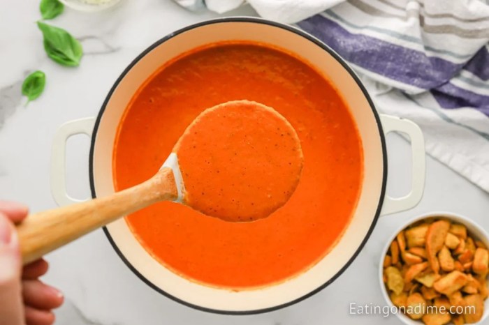 Tomato basil soup panera recipe