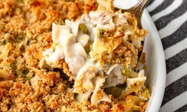 Tuna casserole without cream of mushroom soup recipes