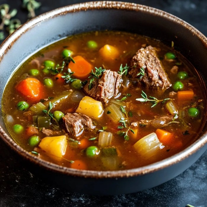 Canning vegetable beef soup recipe