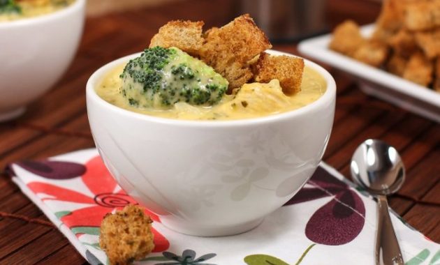 Campbells Cheddar Cheese Soup and Broccoli Recipe