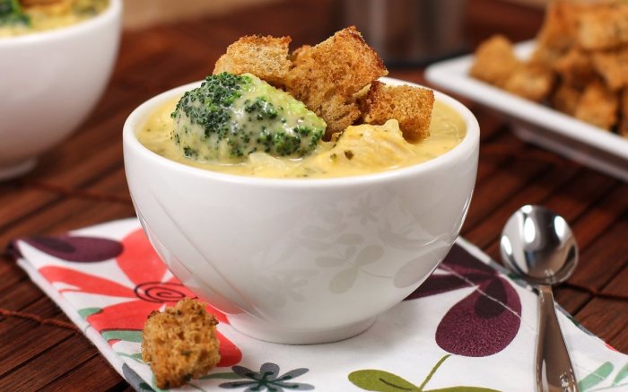 Campbell's cheddar cheese soup and broccoli recipe