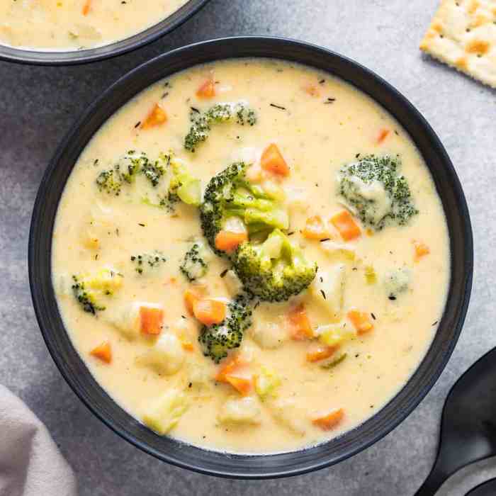 Cheddar broccoli potato soup recipe