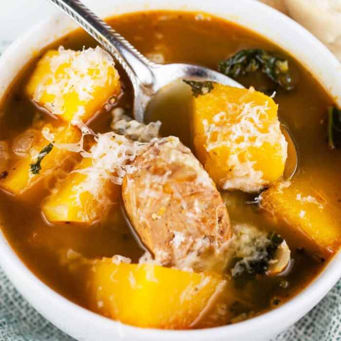 Boudin butternut squash soup recipe