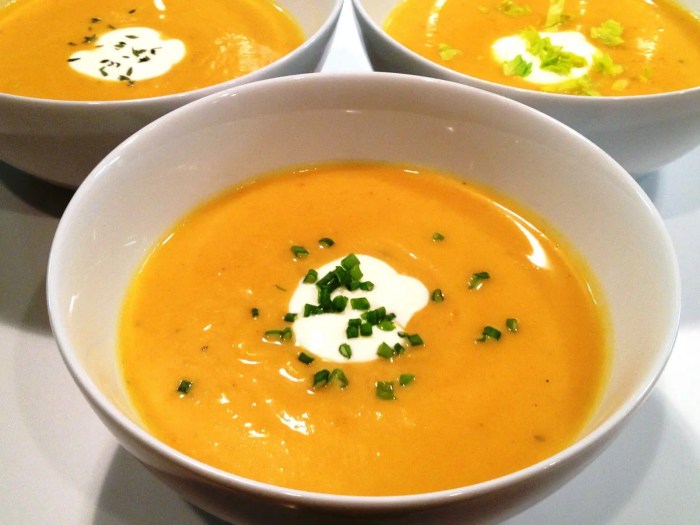 Squash soup butternut creamy abeautifulplate leeks caramelized naturally vibrant