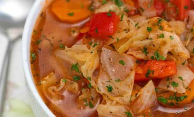 Soup recipe with cabbage