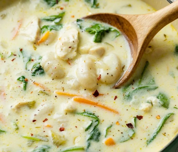 Chicken and gnocci soup recipe