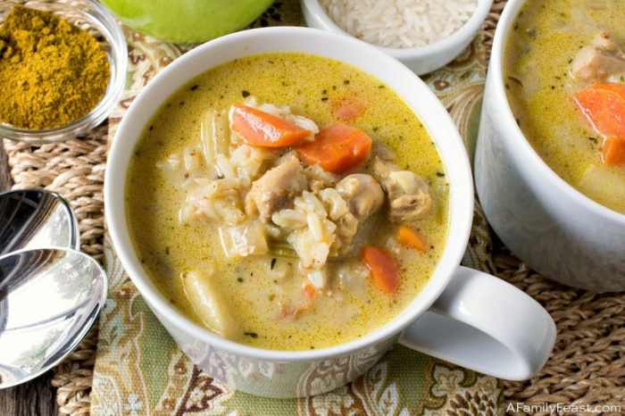 Chicken mulligatawny soup recipe