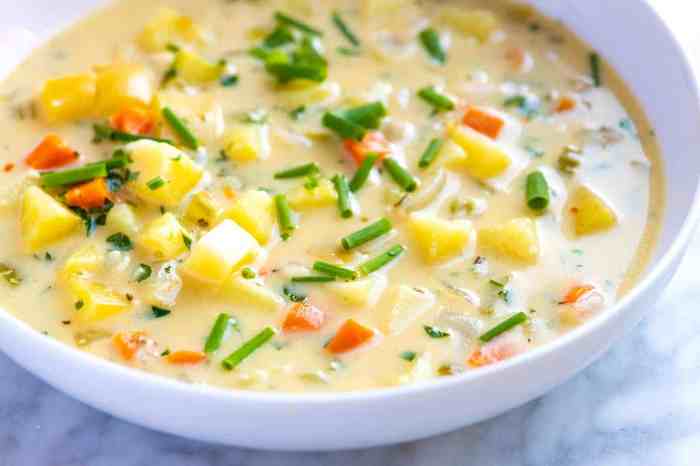 Vegetarian potato soup recipes