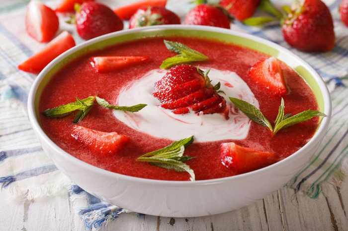 Strawberry soup recipes