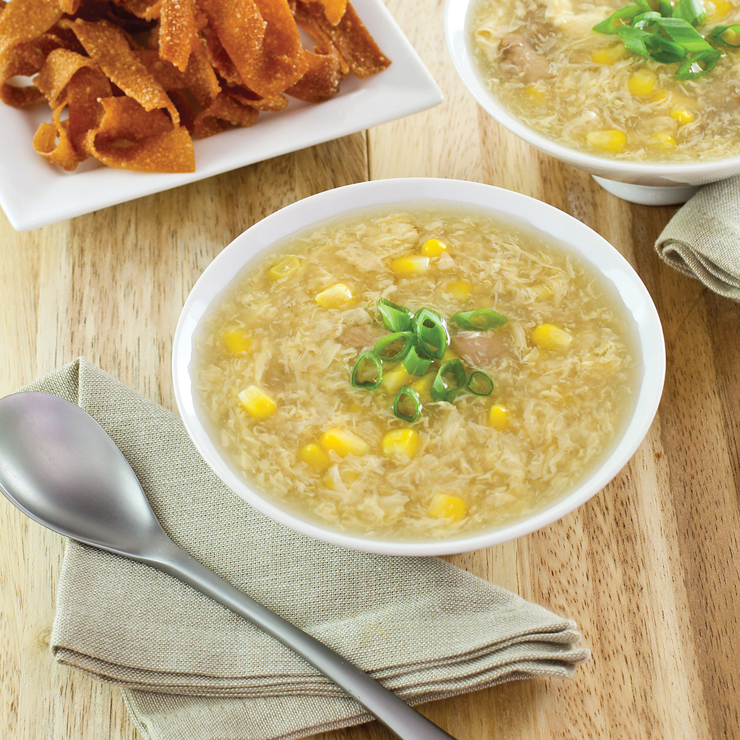 Corn and egg soup recipe