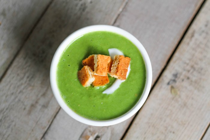 Soup pea sweet homemade creamy frozen green useful