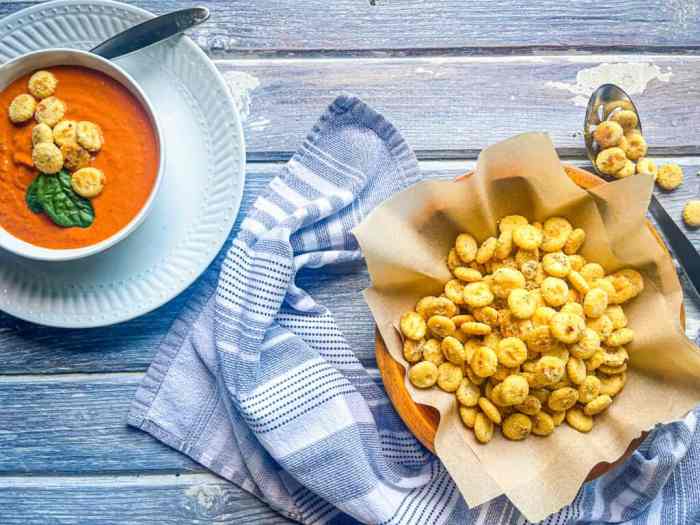 Soup homemade noodle chicken crackers stock