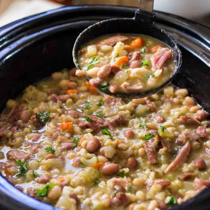 Crock pot ham soup recipes