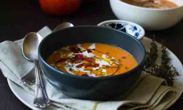 Tomato soup with coconut milk recipe