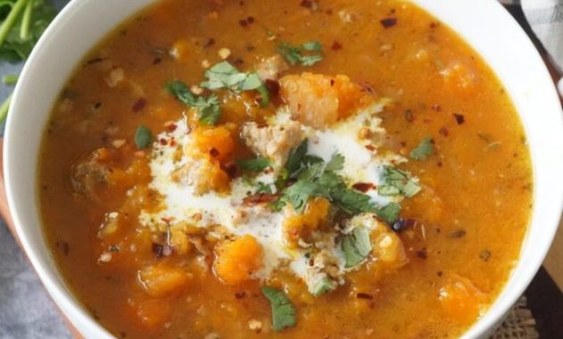 Boudin butternut squash soup recipe