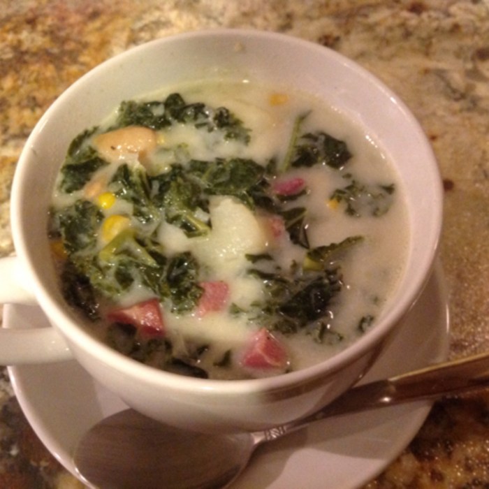 Creamy kale soup recipe