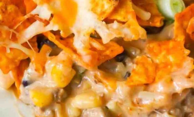 Dorito casserole recipe with cream of mushroom soup