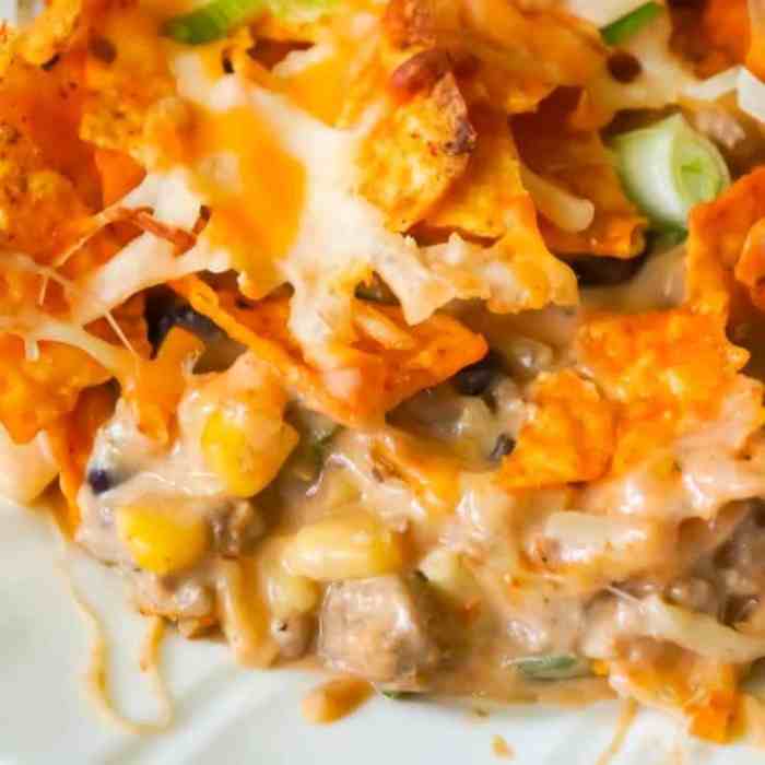 Dorito casserole recipe with cream of mushroom soup