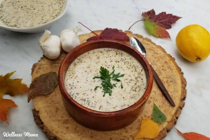 Simple garlic soup recipe