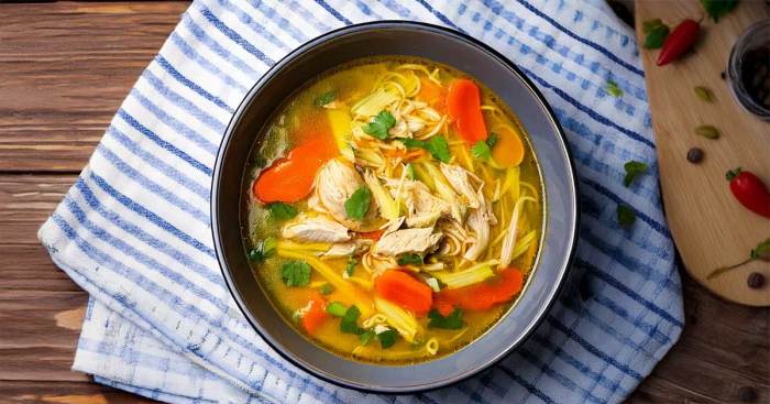 Chicken noodle soup noodle recipe