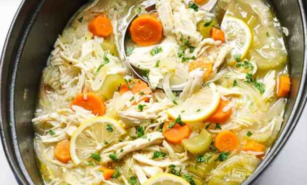 Best Chicken Lemon Rice Soup Recipe