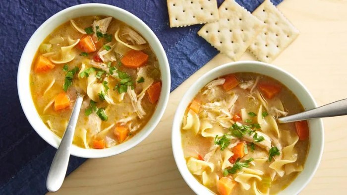 Chicken noodle soup with cream of chicken recipe