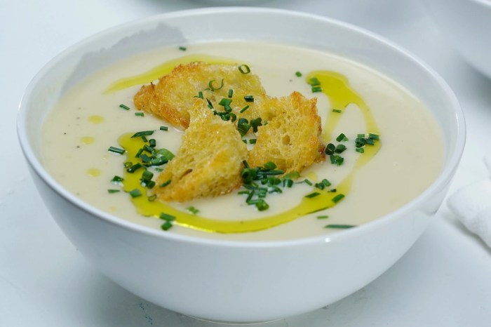 Simple potato leek soup recipe