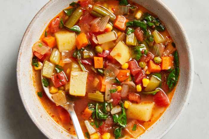 Vegetable soup.recipe